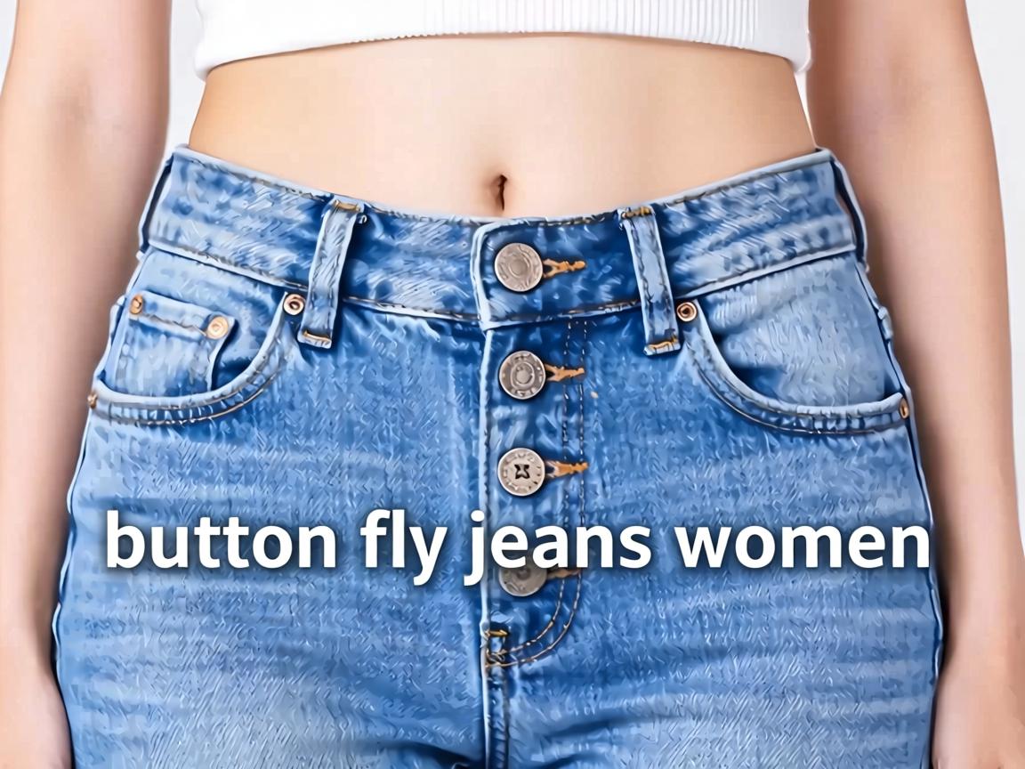 button fly jeans women